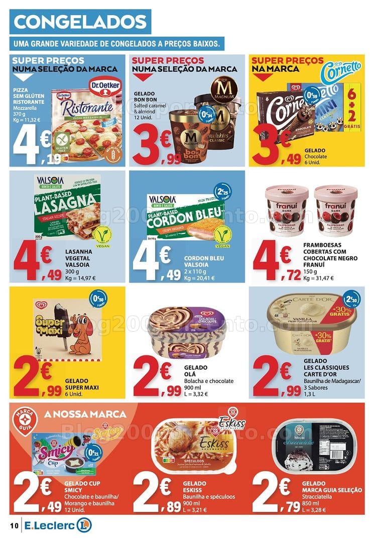 Antevisão Folheto E-LECLERC Promoções de 10 a 16 setembro